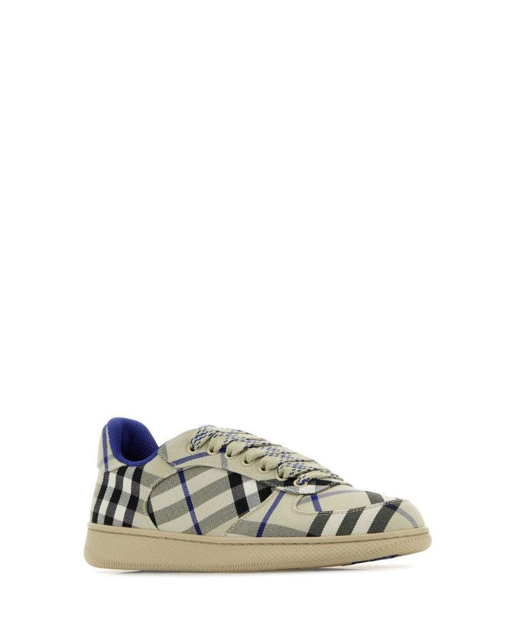 Burberry Natural Lace Up Sneakers