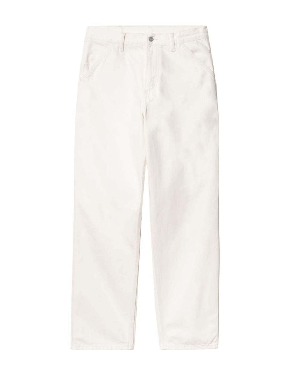 Carhartt White Off Mid Rise Jeans for men