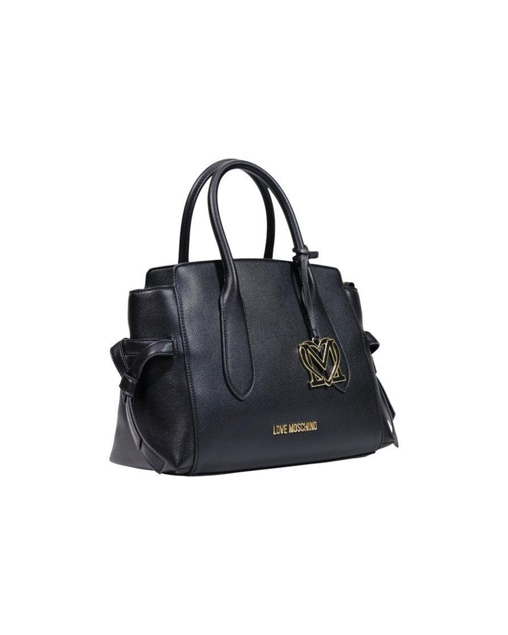 Love Moschino Black Logo Large Satchel