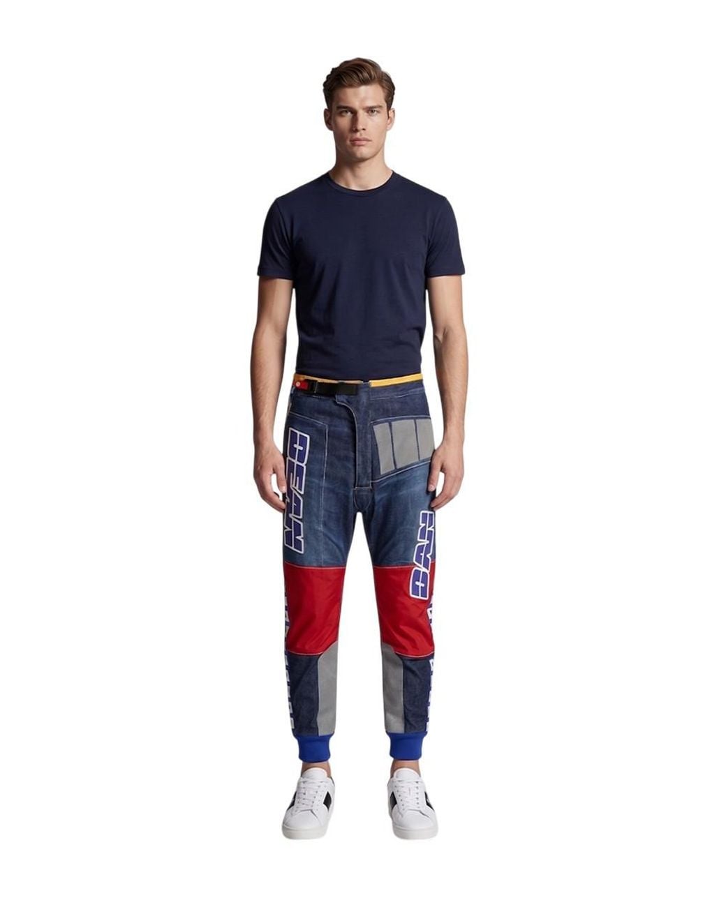 DSquared² Blue Regular Pants for men