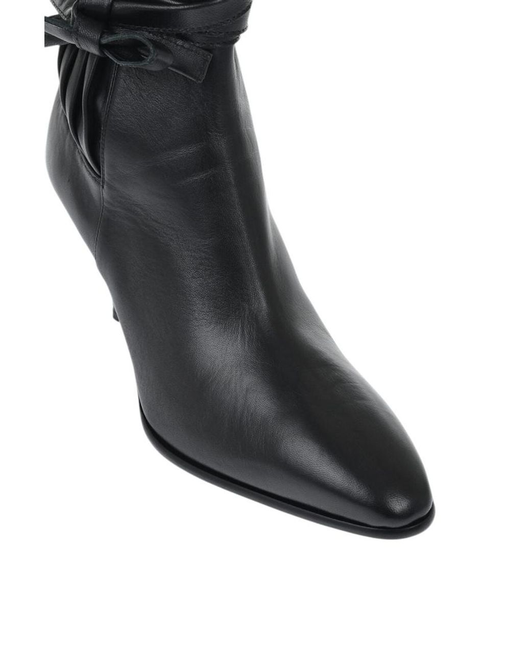 DSquared² Black Leather Ankle Boots