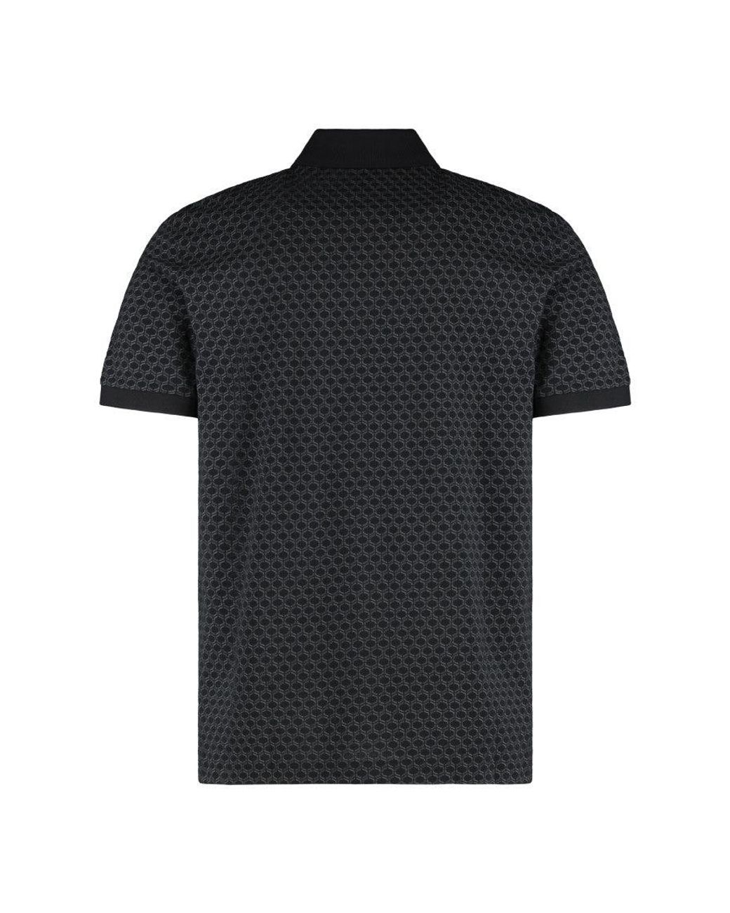 Boss Black Shirt Collar Polo for men