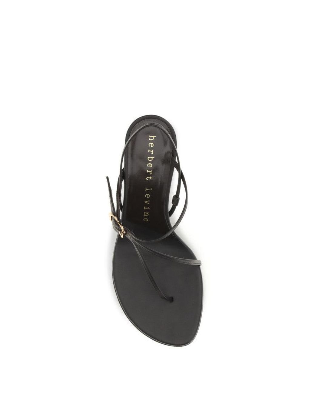 Herbert Levine White Open-Toe Heels