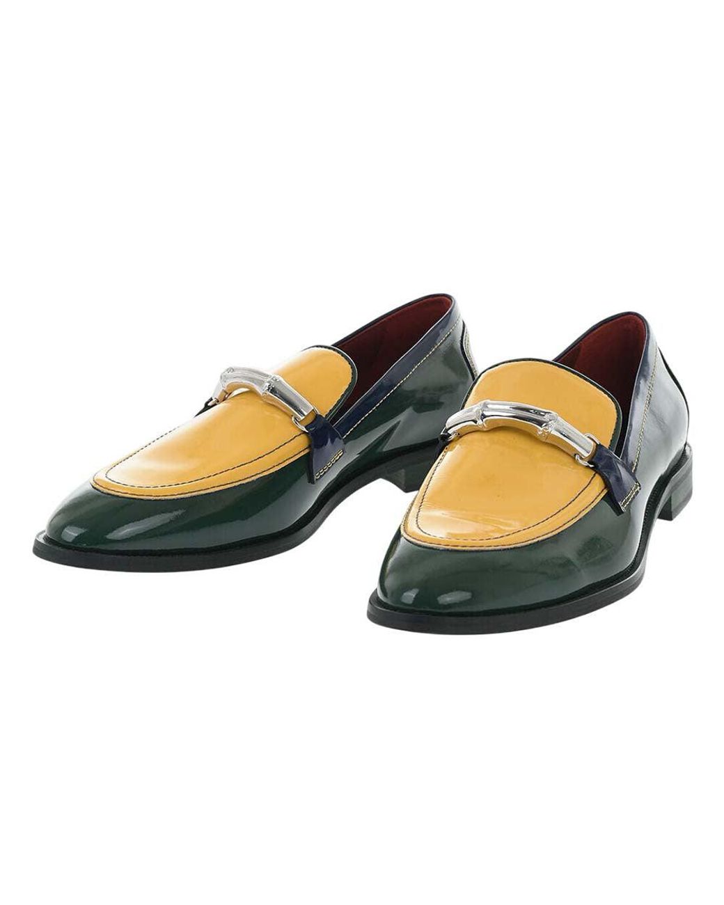 Casablanca Blue Multi Color Bamboo Loafers for men