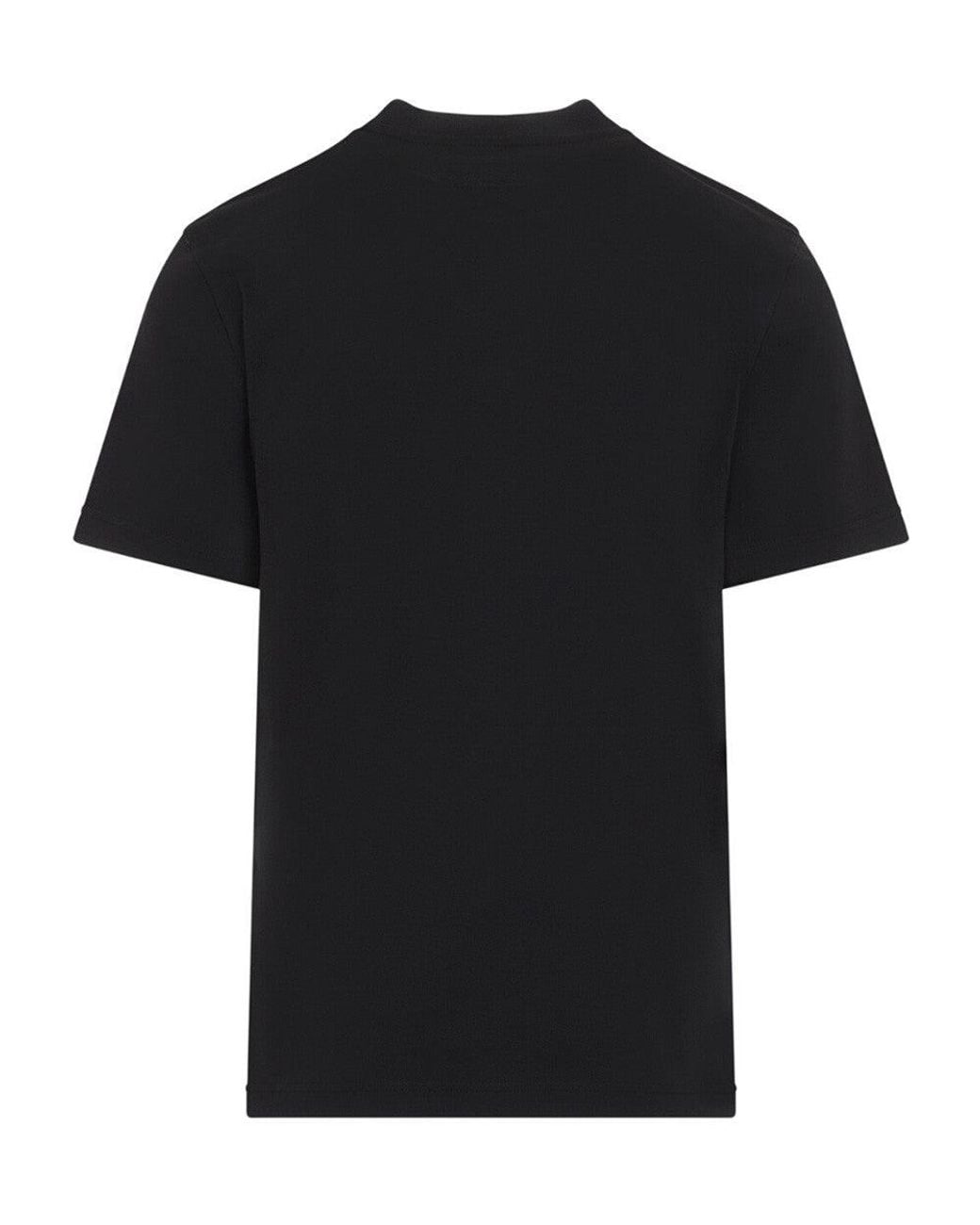Moncler Black Regular Logo T-Shirt for men