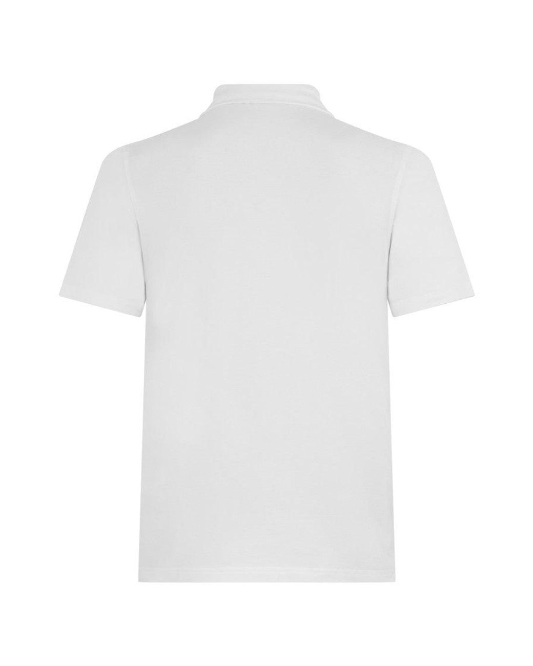K-Way White Solid Shirt Collar Polo for men