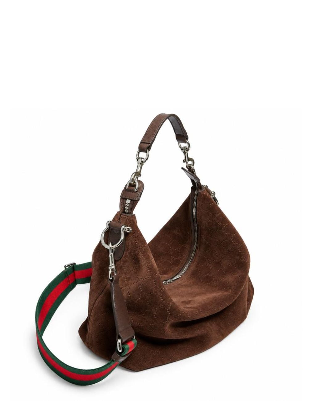 Gucci Brown Mini Calfskin Crossbody Bag for men