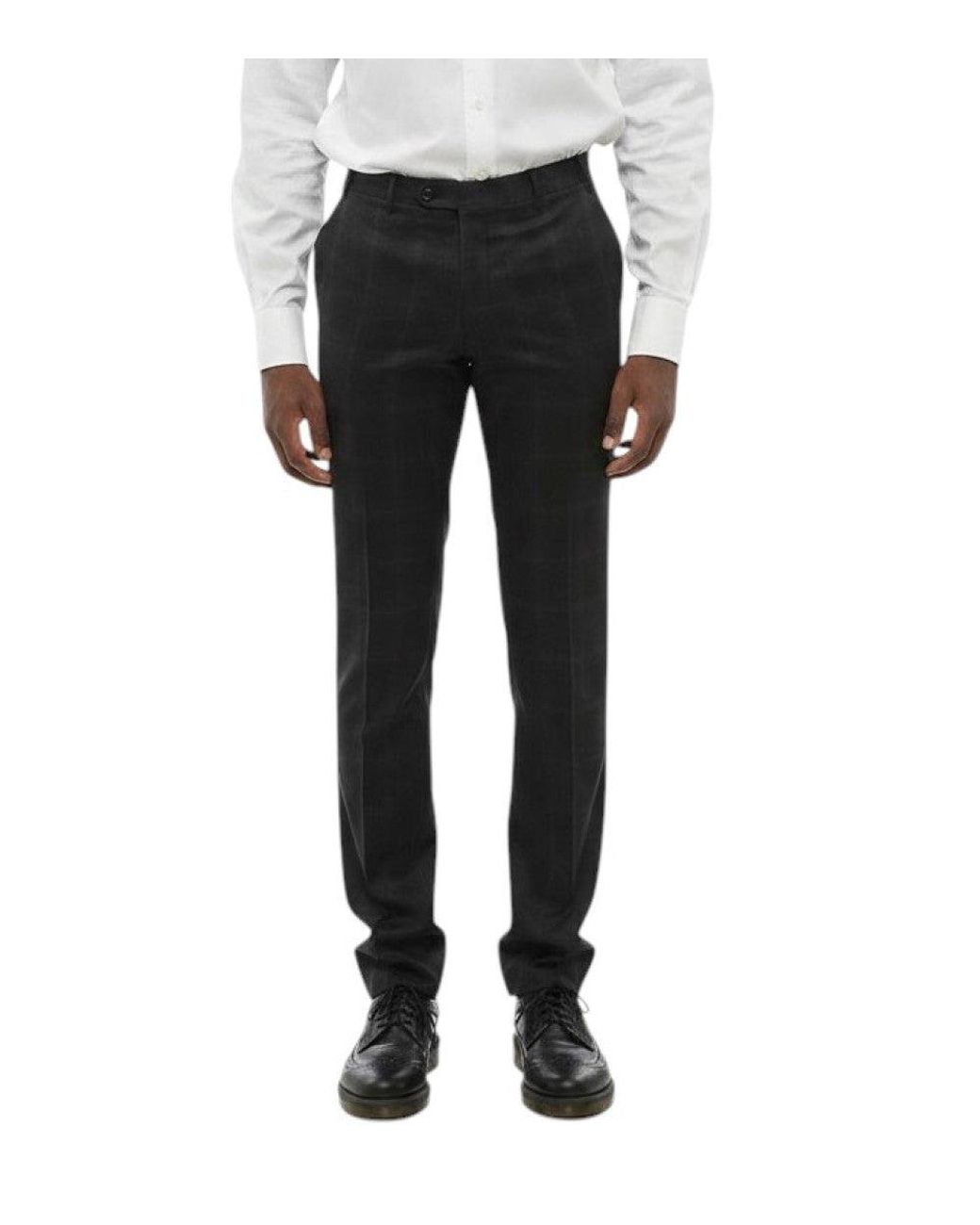 Corneliani Black Tailored Pants for men
