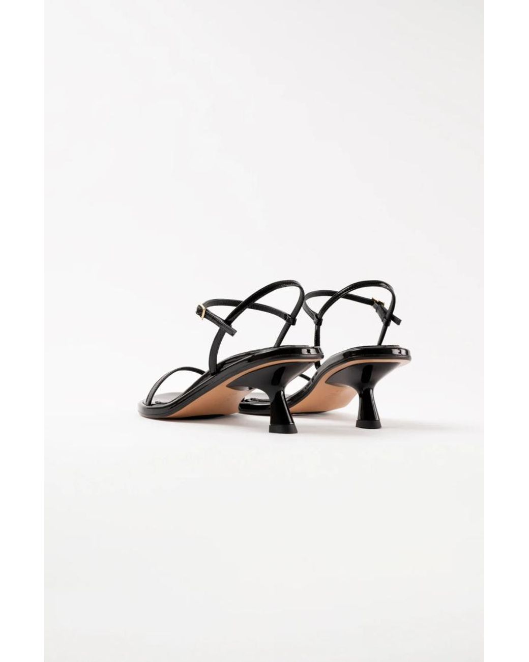 Souliers Martinez White Ankle Strap Heels