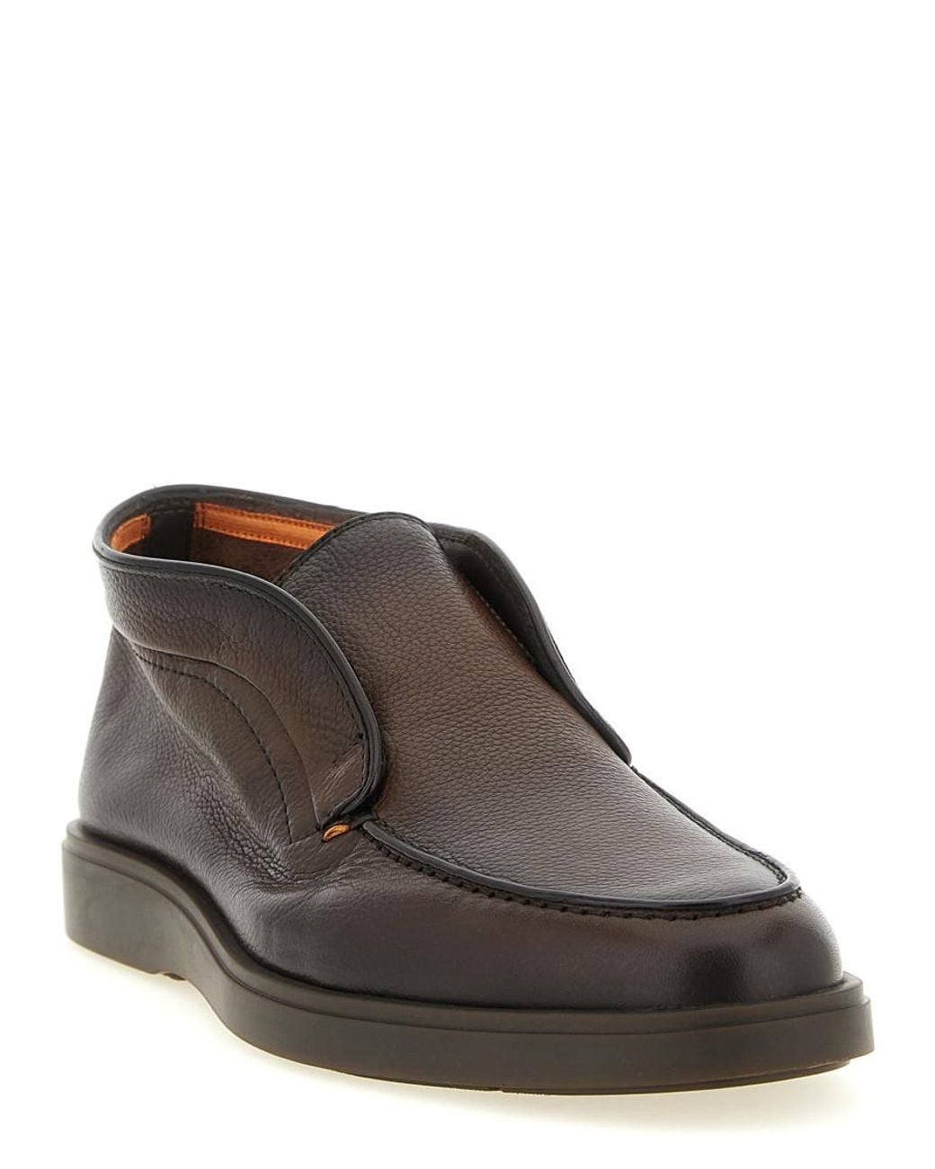 Santoni Brown Digits Boots for men
