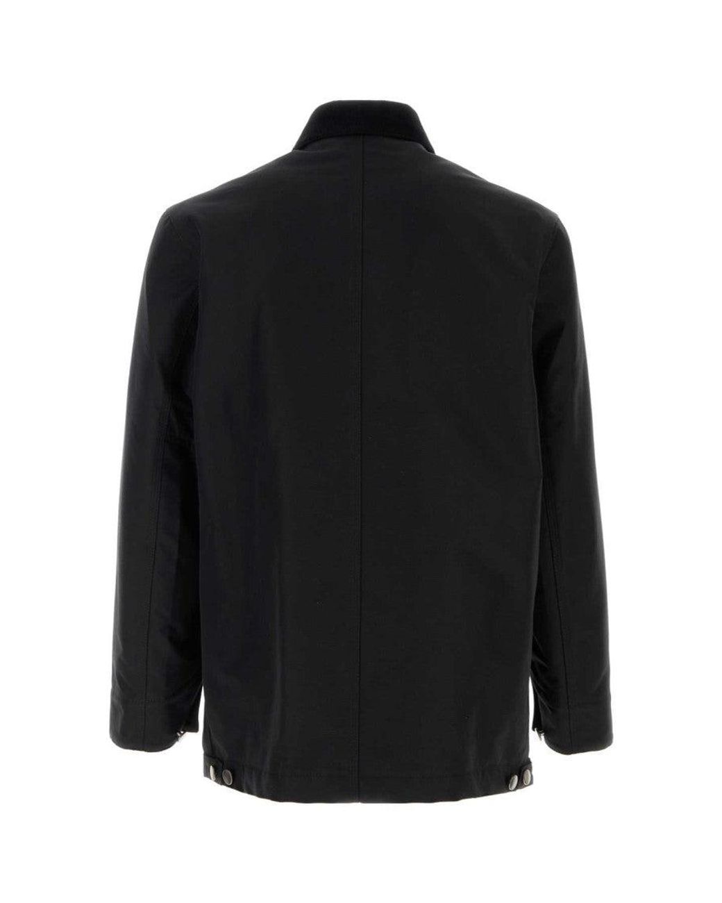 Prada Black Shirt Collar Jacket for men