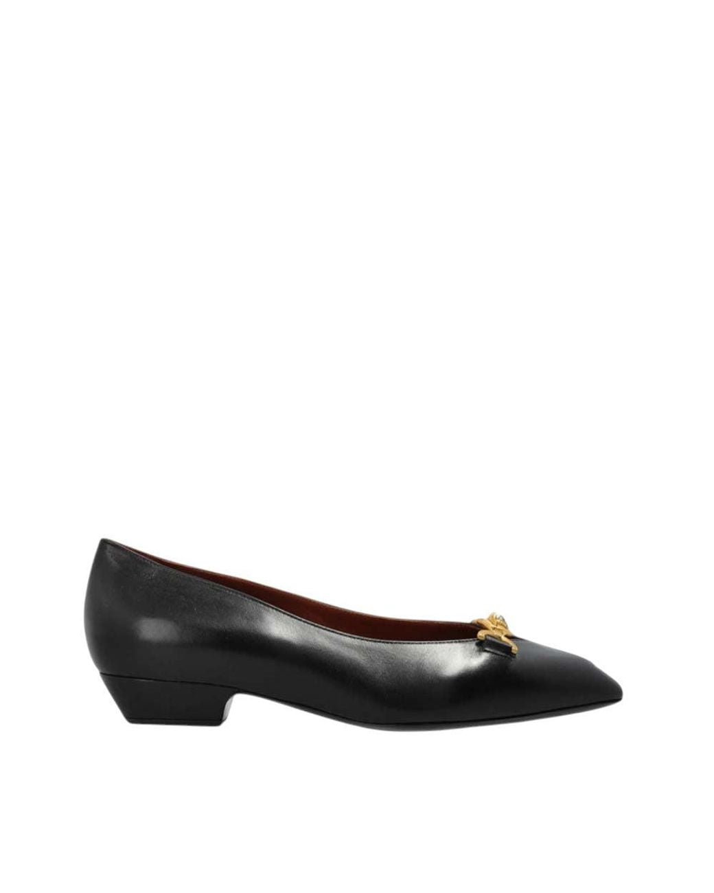 Versace Black Medusa-95 Ballet Flats