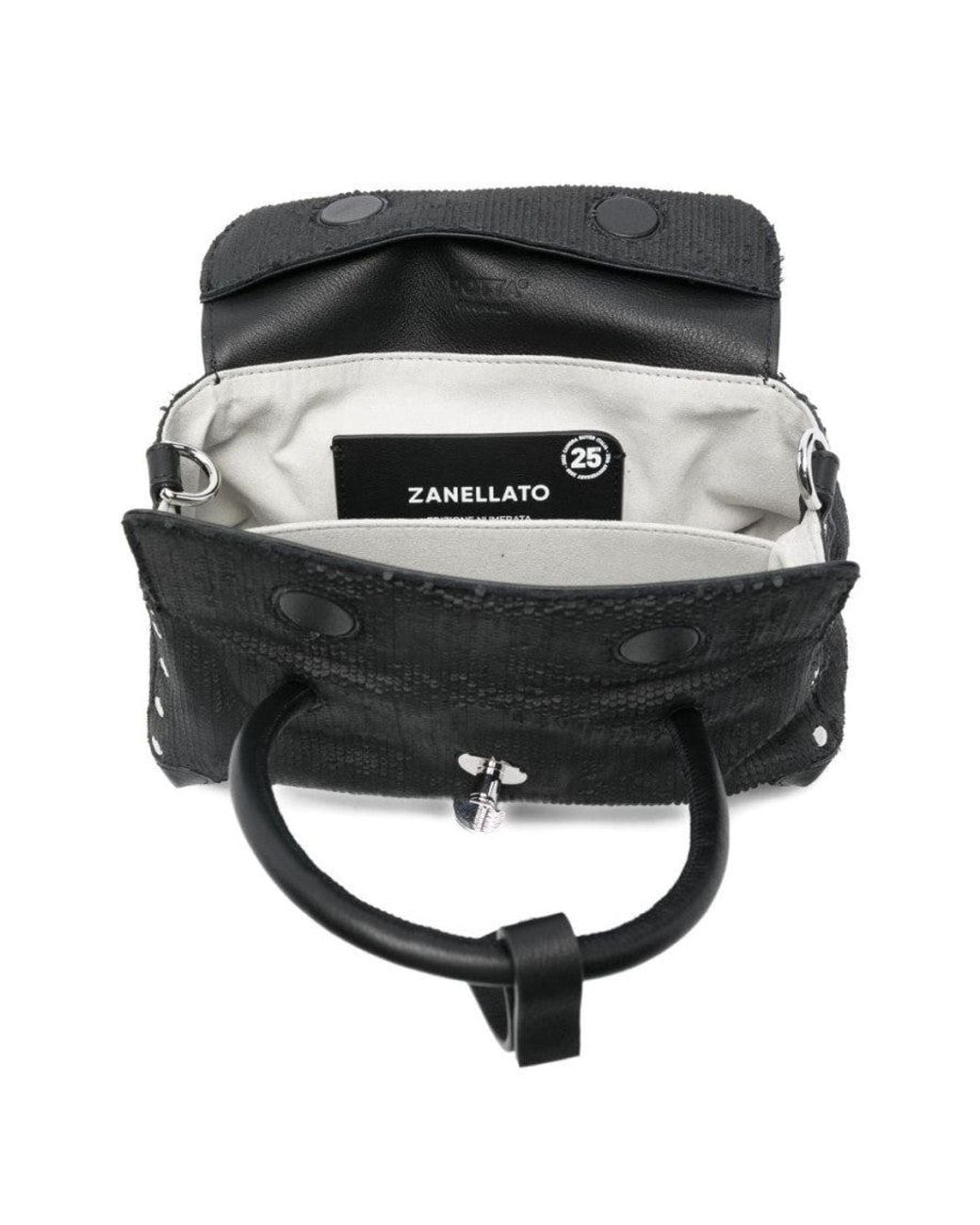 Zanellato Black Dotta Satchel