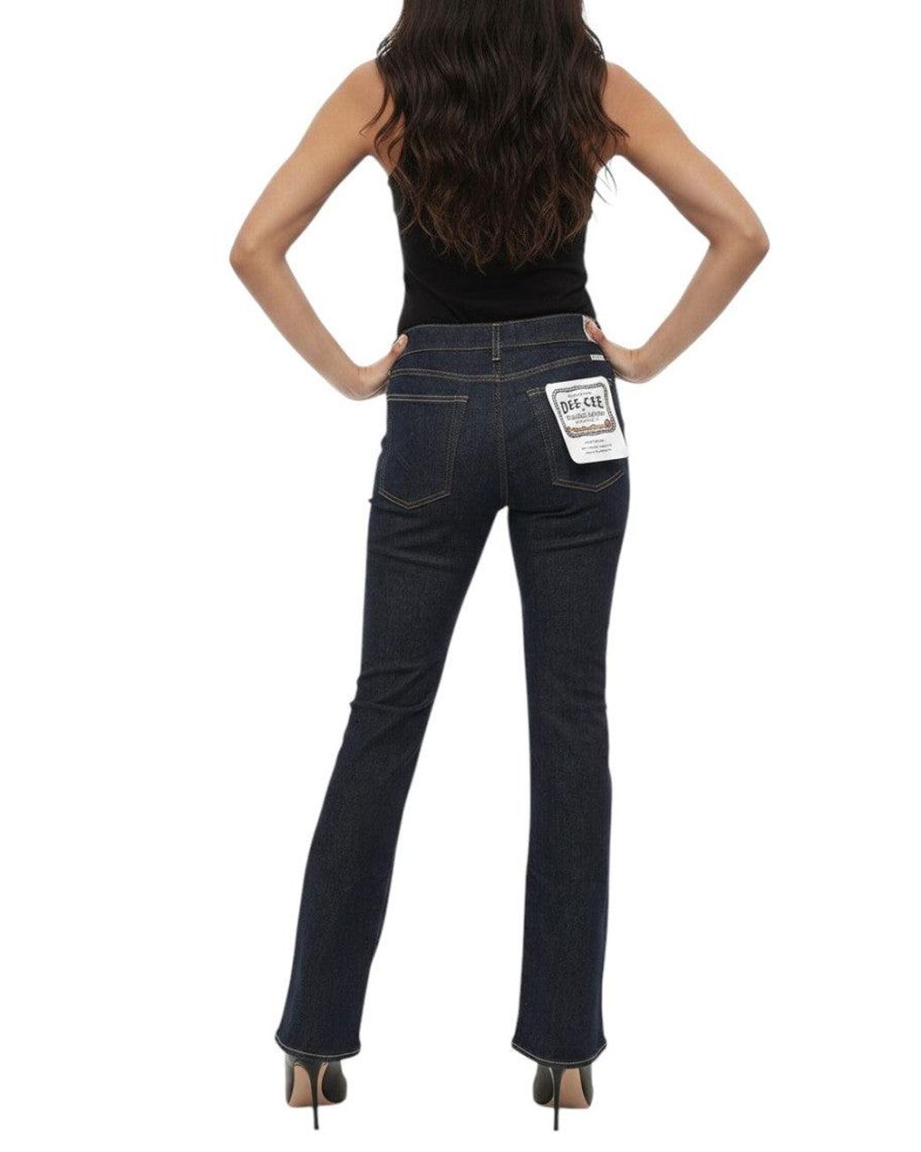 Washington DEE-CEE U.S.A. Black Straight High Rise Jeans