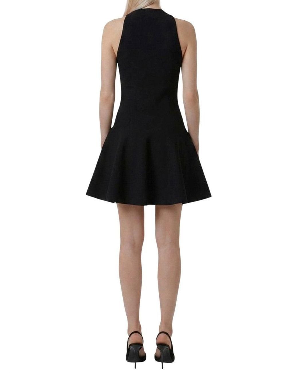 Alaïa Black Halter Neck Mini Dress