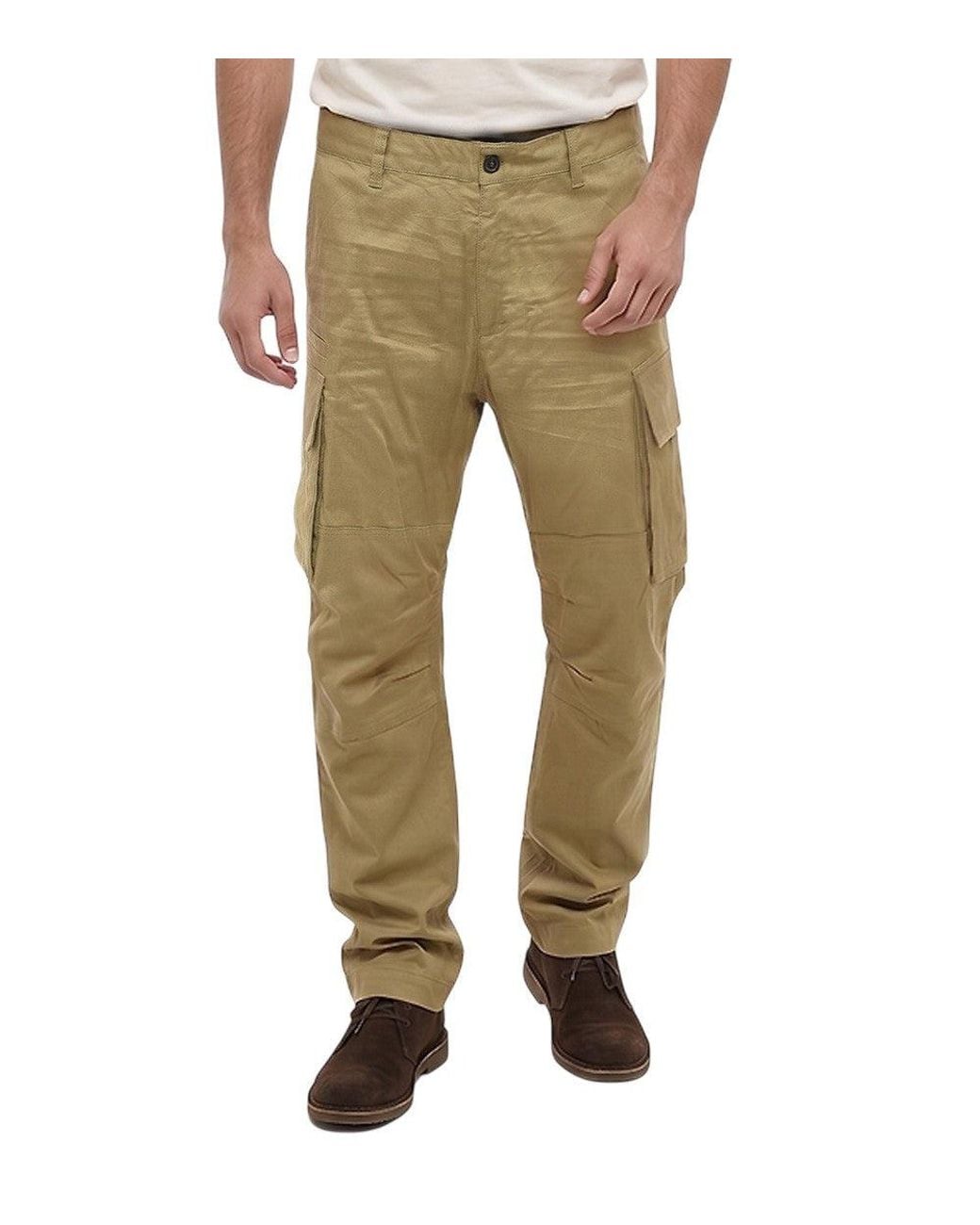 DSquared² Natural Regular Solid Trousers for men