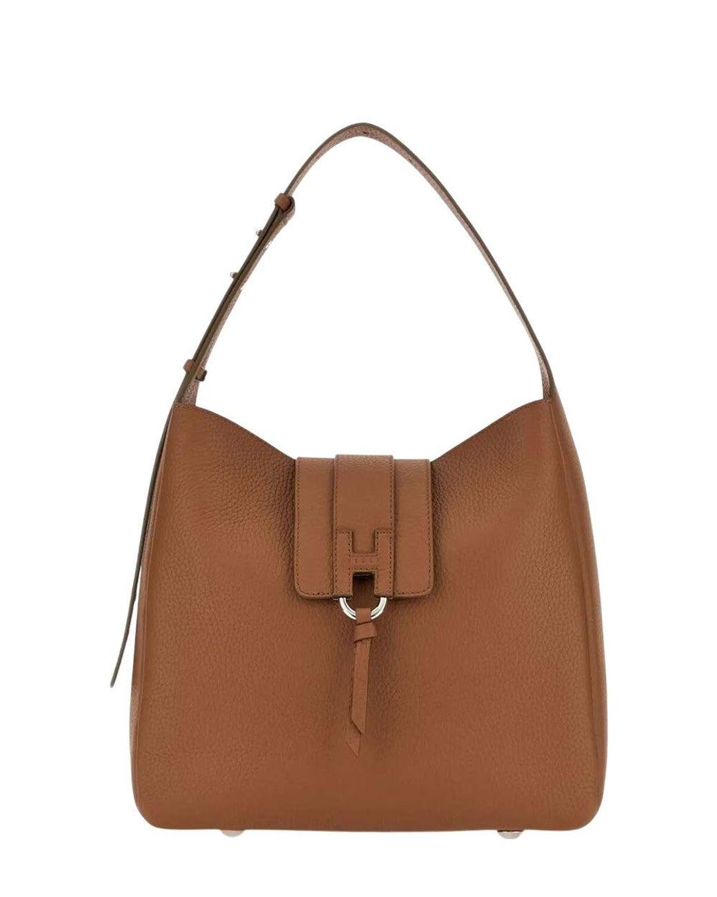 Hogan Brown Trend Small Hobo