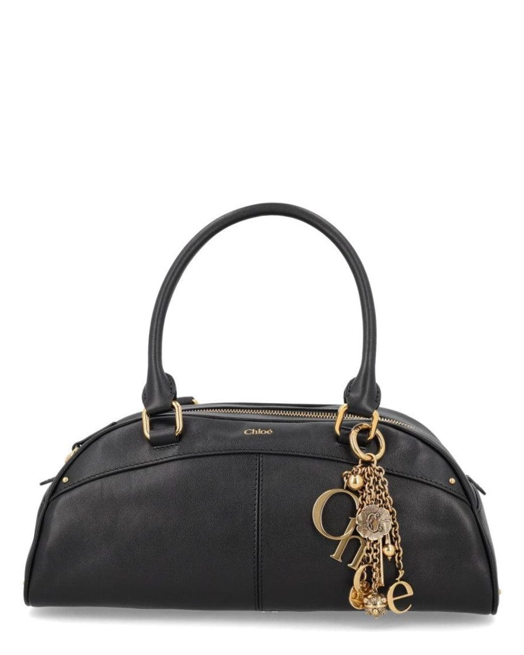 Chloé Black Bowling Medium Duffle Bag
