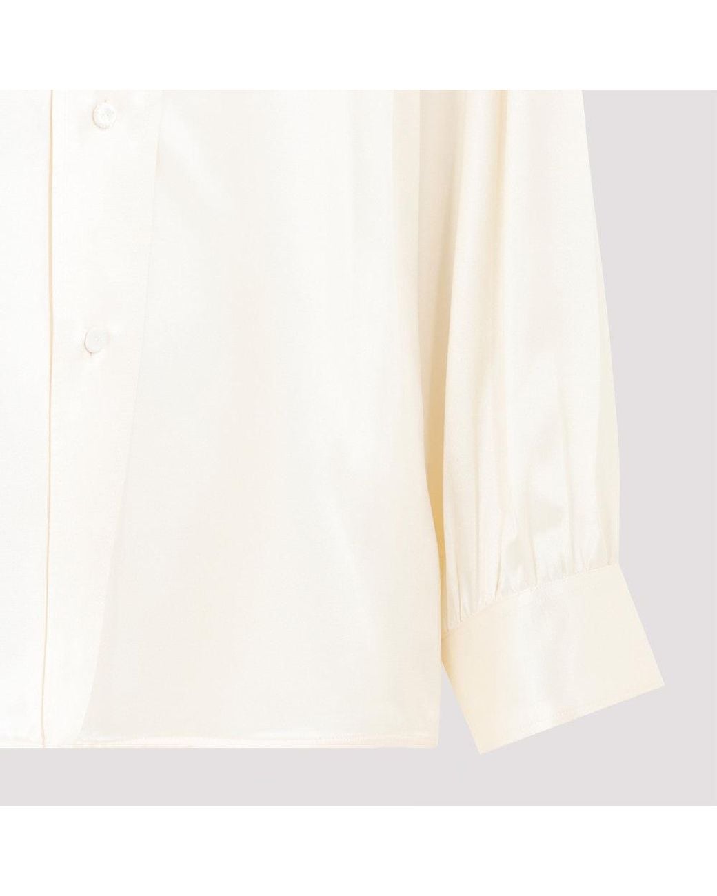 Jil Sander White Viscose Blend Shirt For