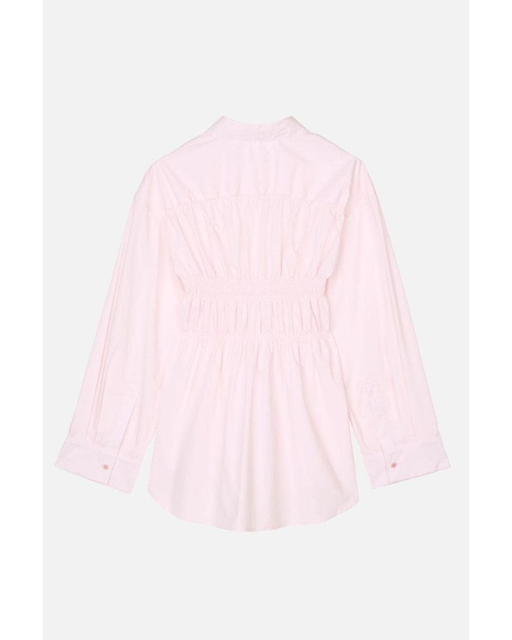 CECILIE BAHNSEN Pink Blush Gathered Shirt