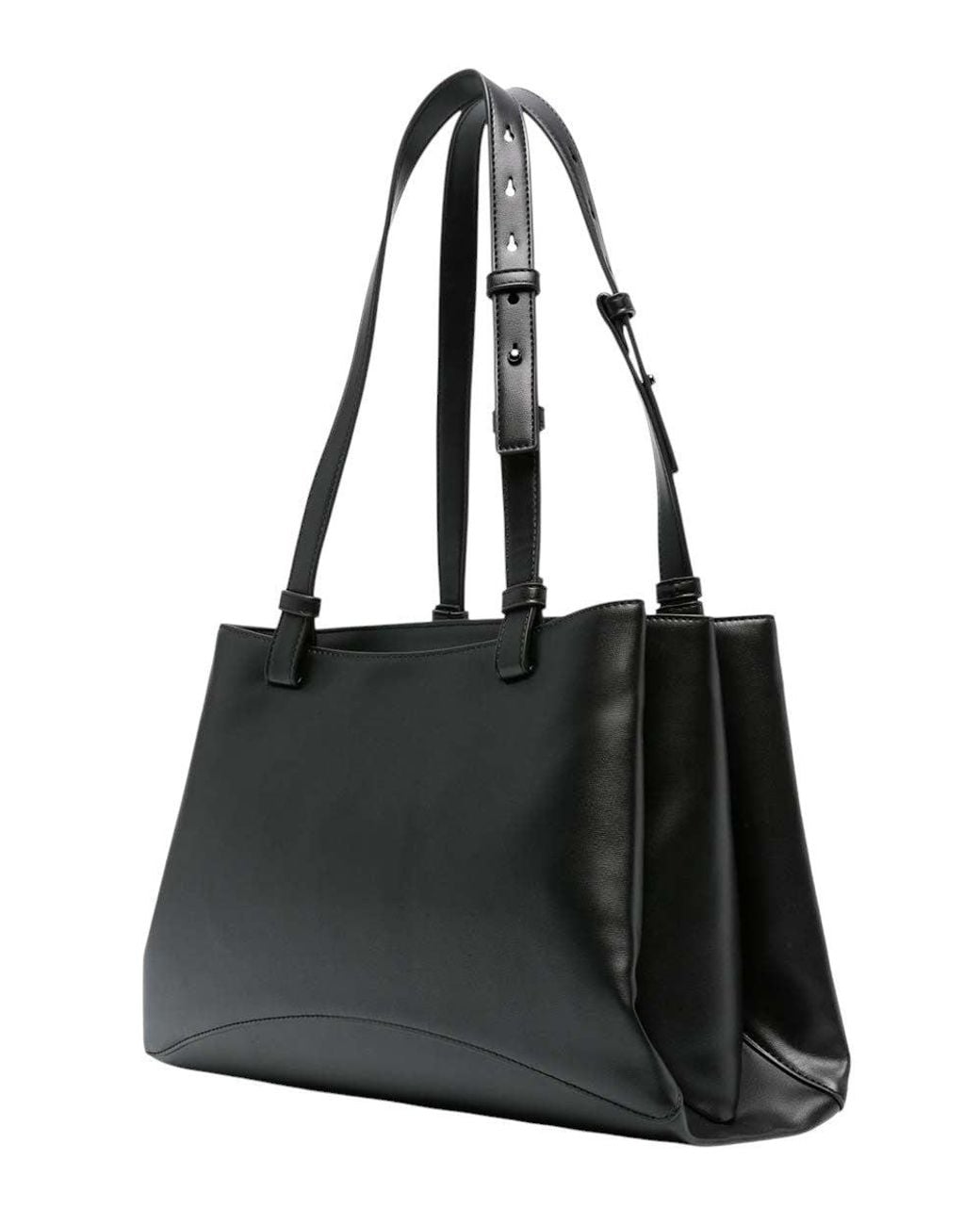 Love Moschino Black Logo Large Tote