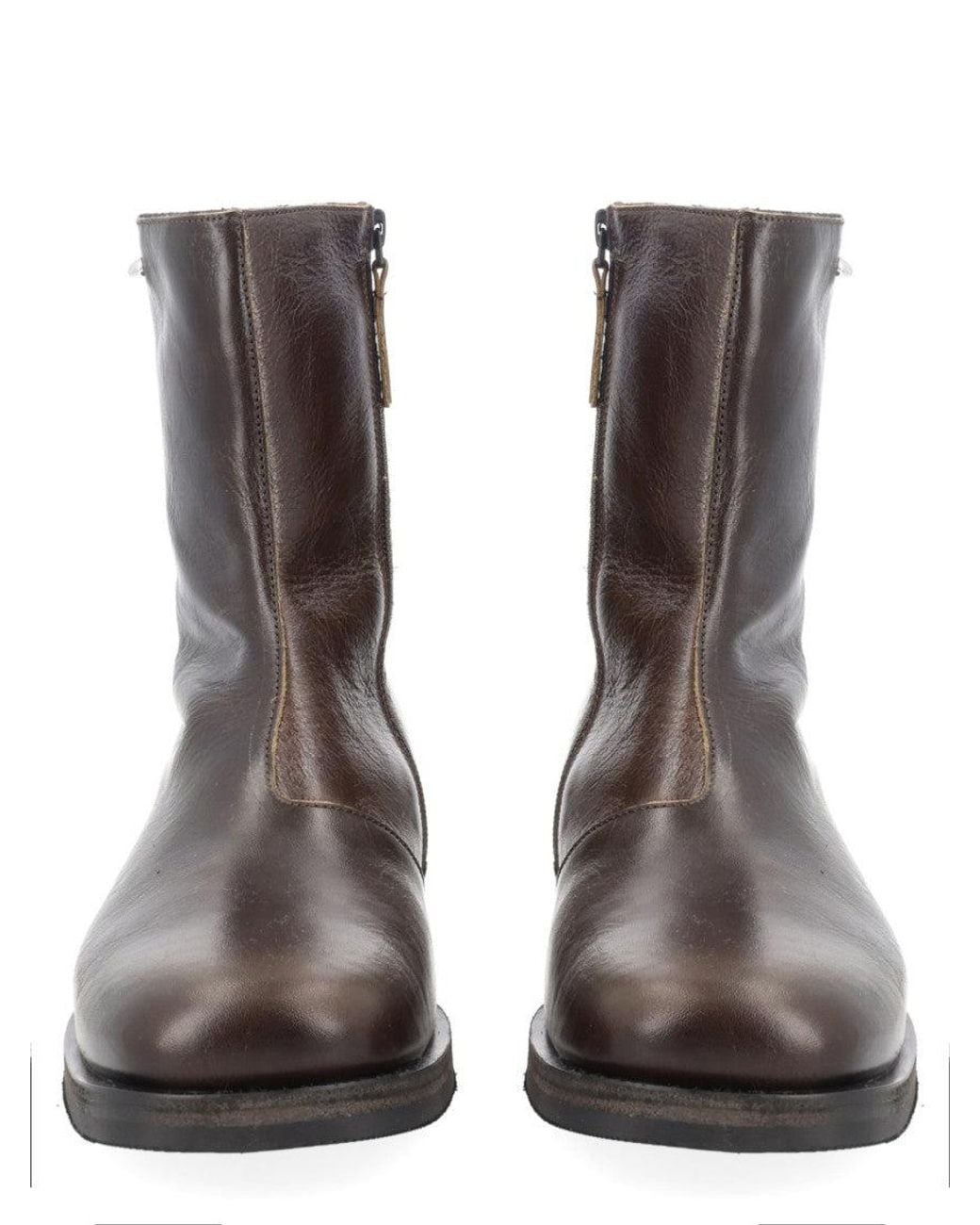 Our Legacy Brown Leather Boots for men
