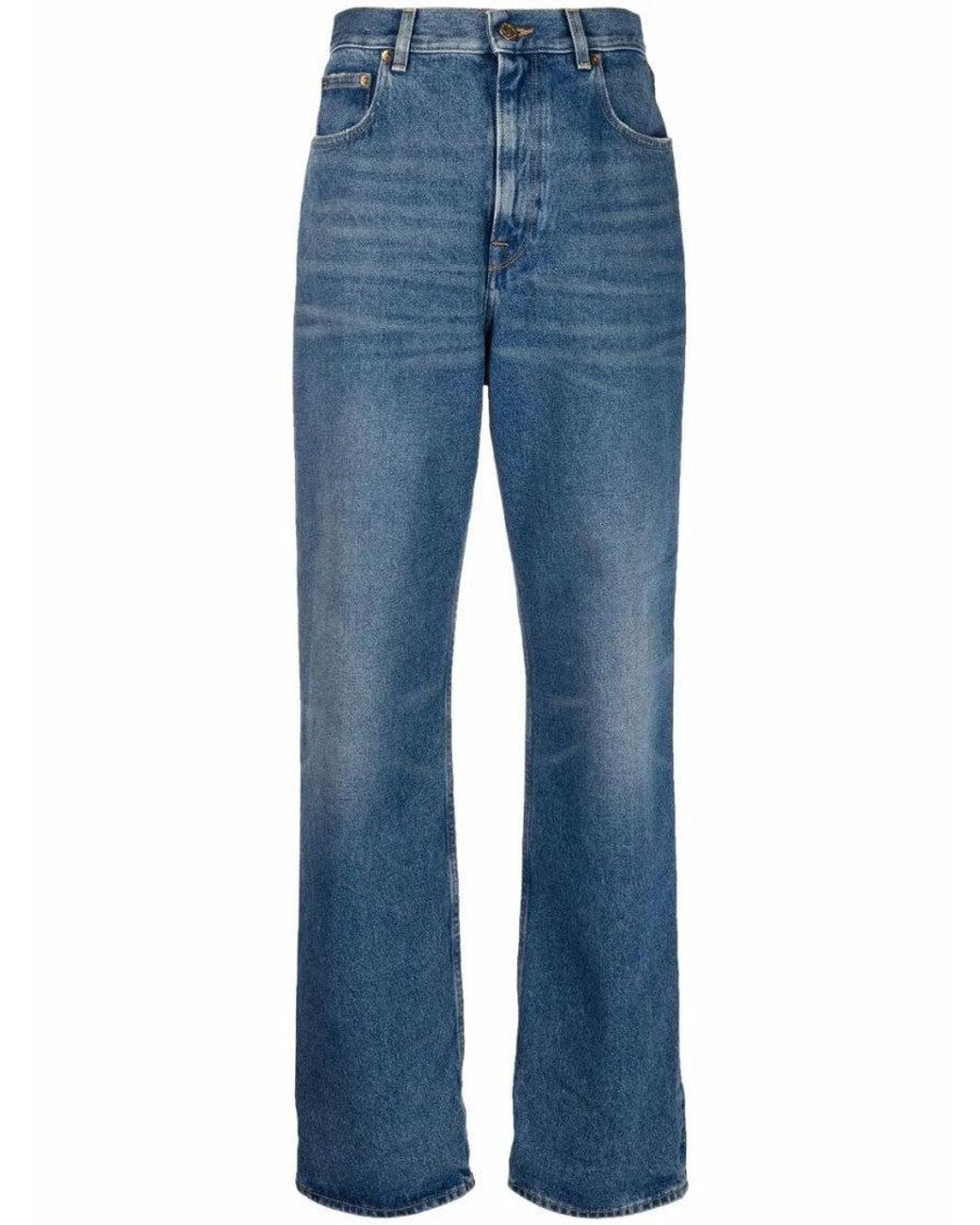 Golden Goose Deluxe Brand Blue Kim Wide-Leg Jeans