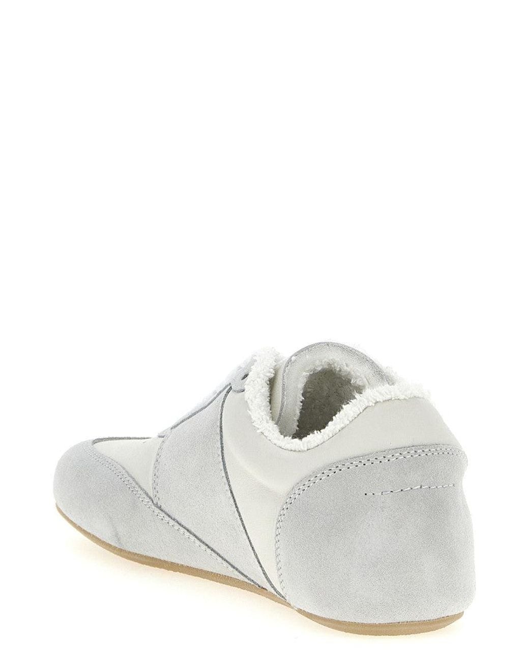 MM6 by Maison Margiela White Anatomic Sneakers