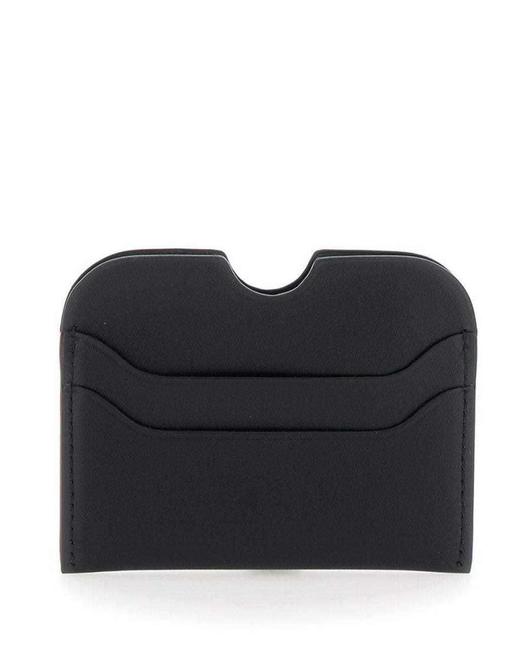 Acne Black Logo Wallet for men