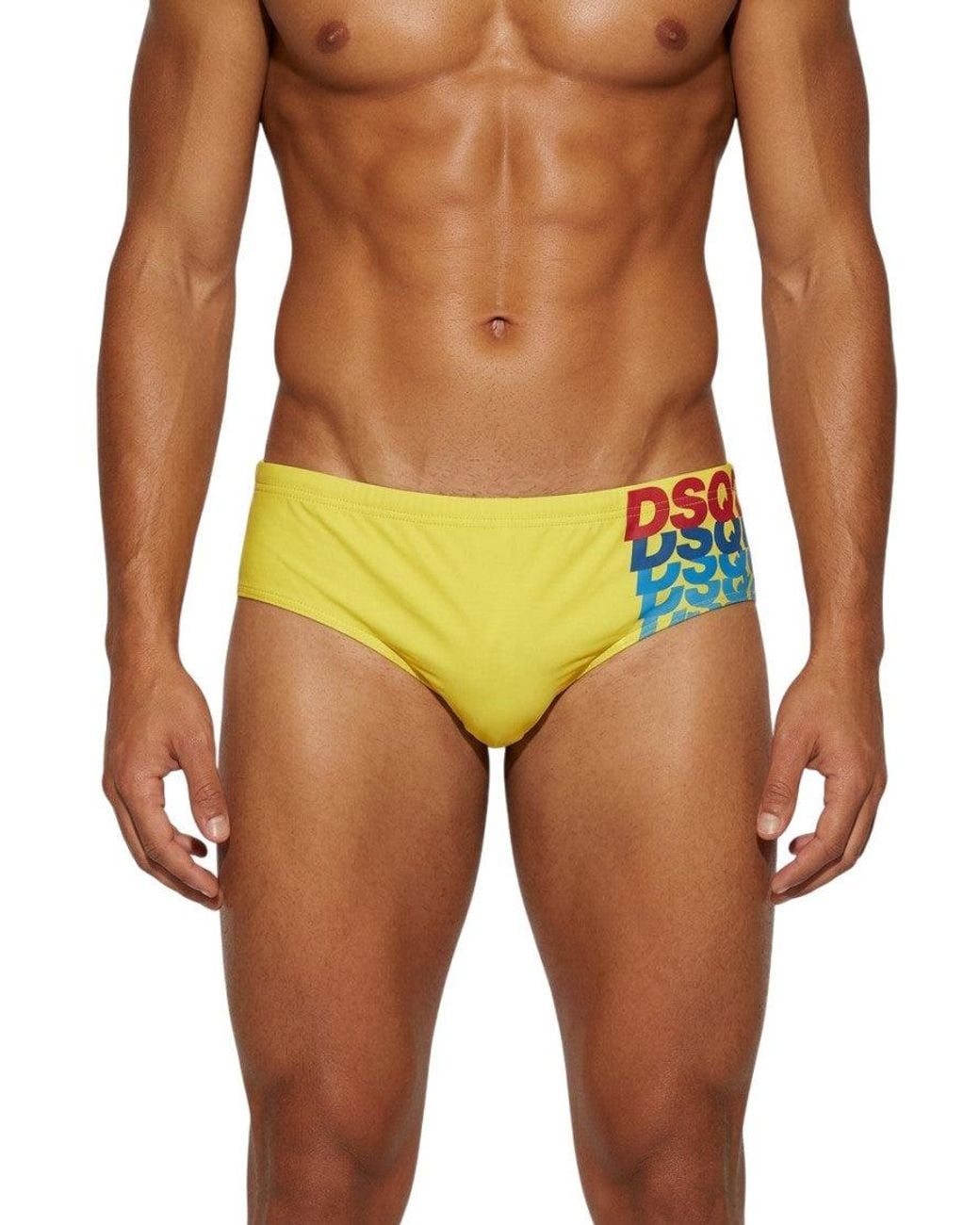 DSquared² Blue Logo Swim Brief for men