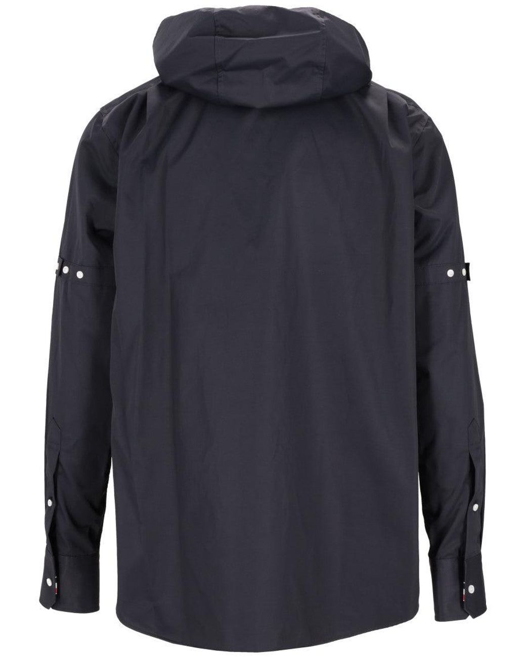 Thom Browne Blue Solid Hood Jacket for men