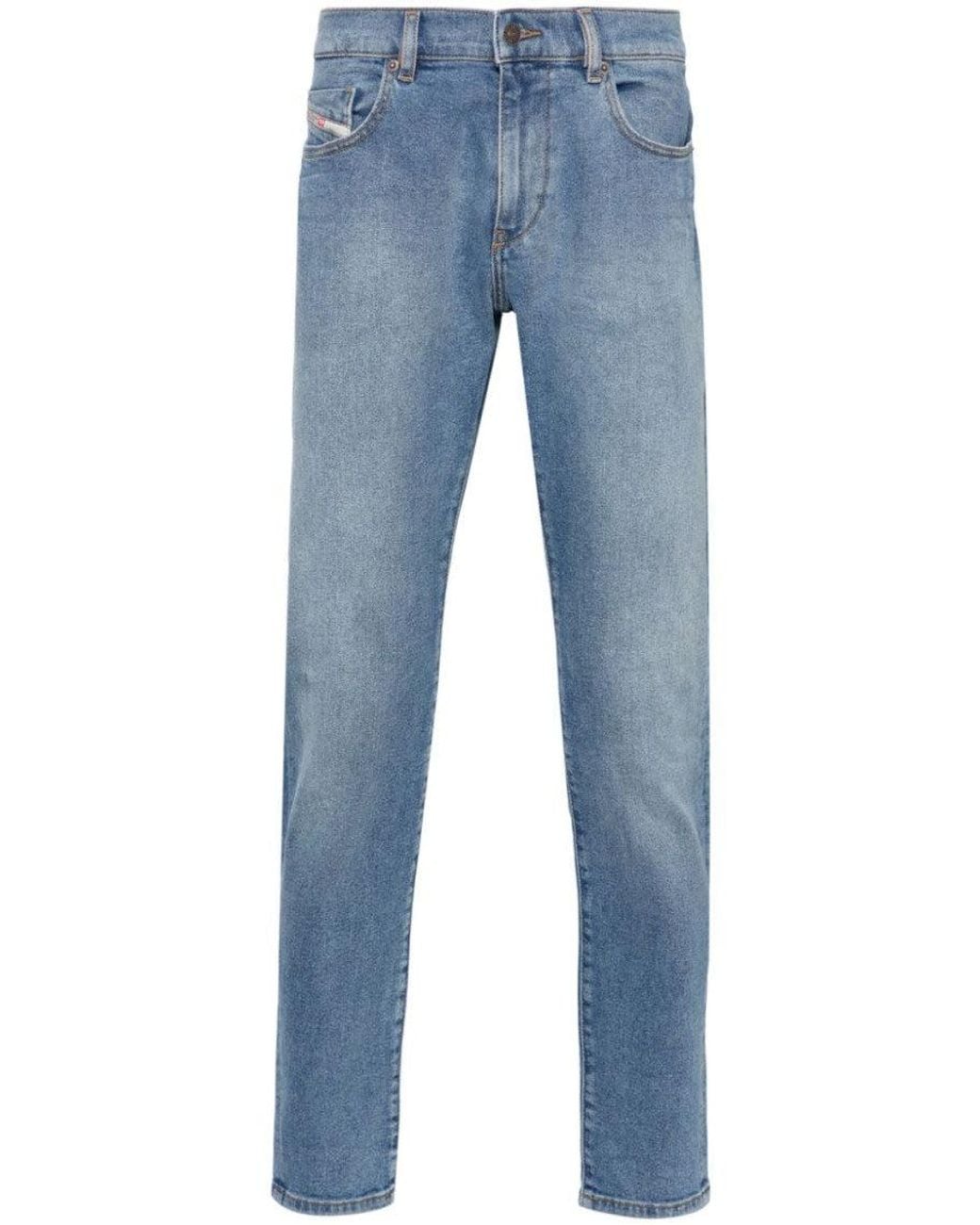 DIESEL Blue Skinny Fit Jeans for men