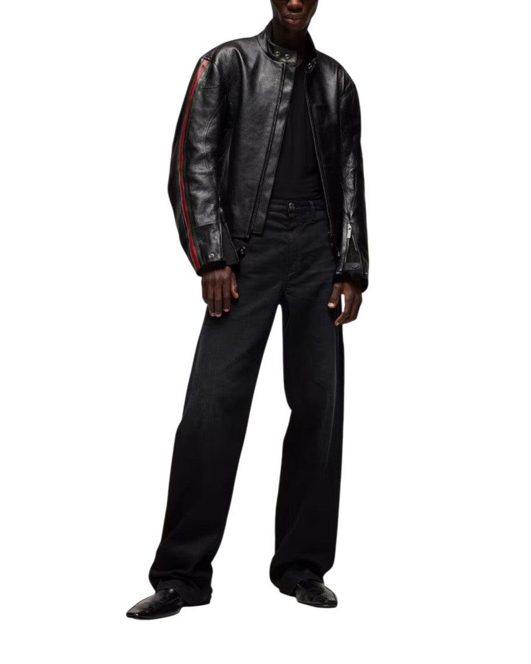 Gucci Black Regular Solid Jacket for men