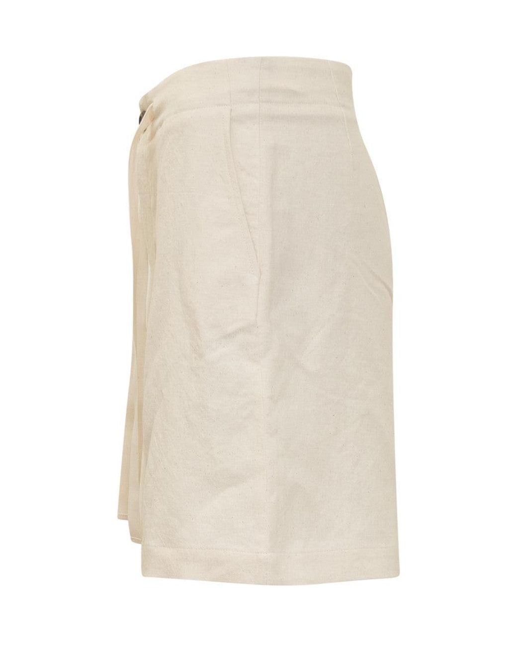 J.W. Anderson White J. W. Anderson Mini Paintntaloni Shorts