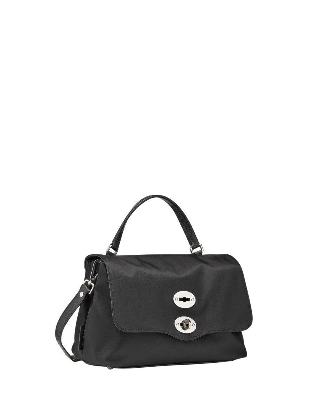 Zanellato Black Postina Small Satchel