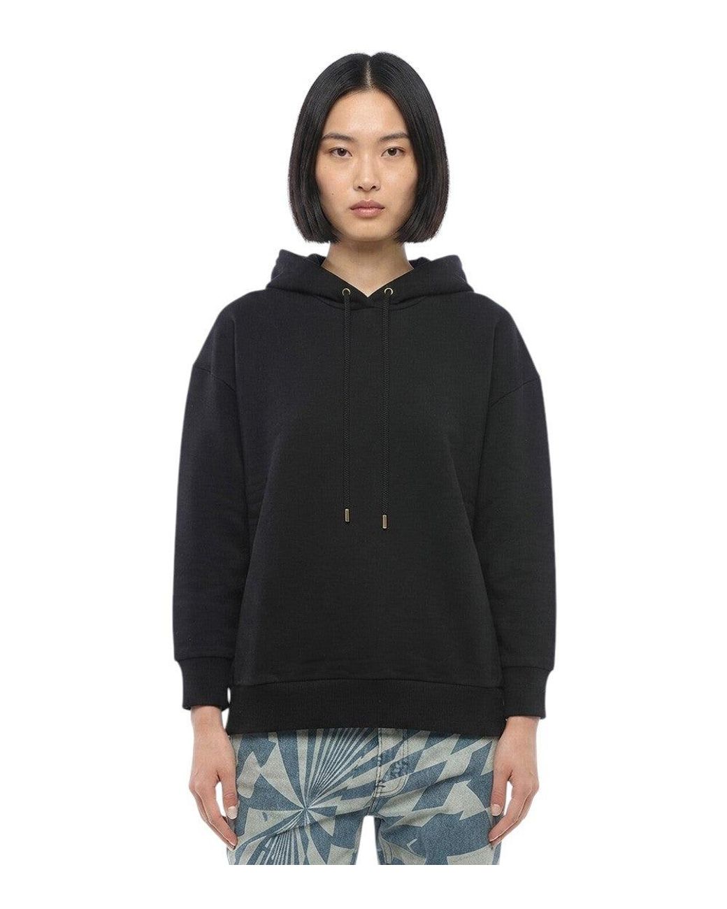 Stella McCartney Black Logo Hood Hoodie