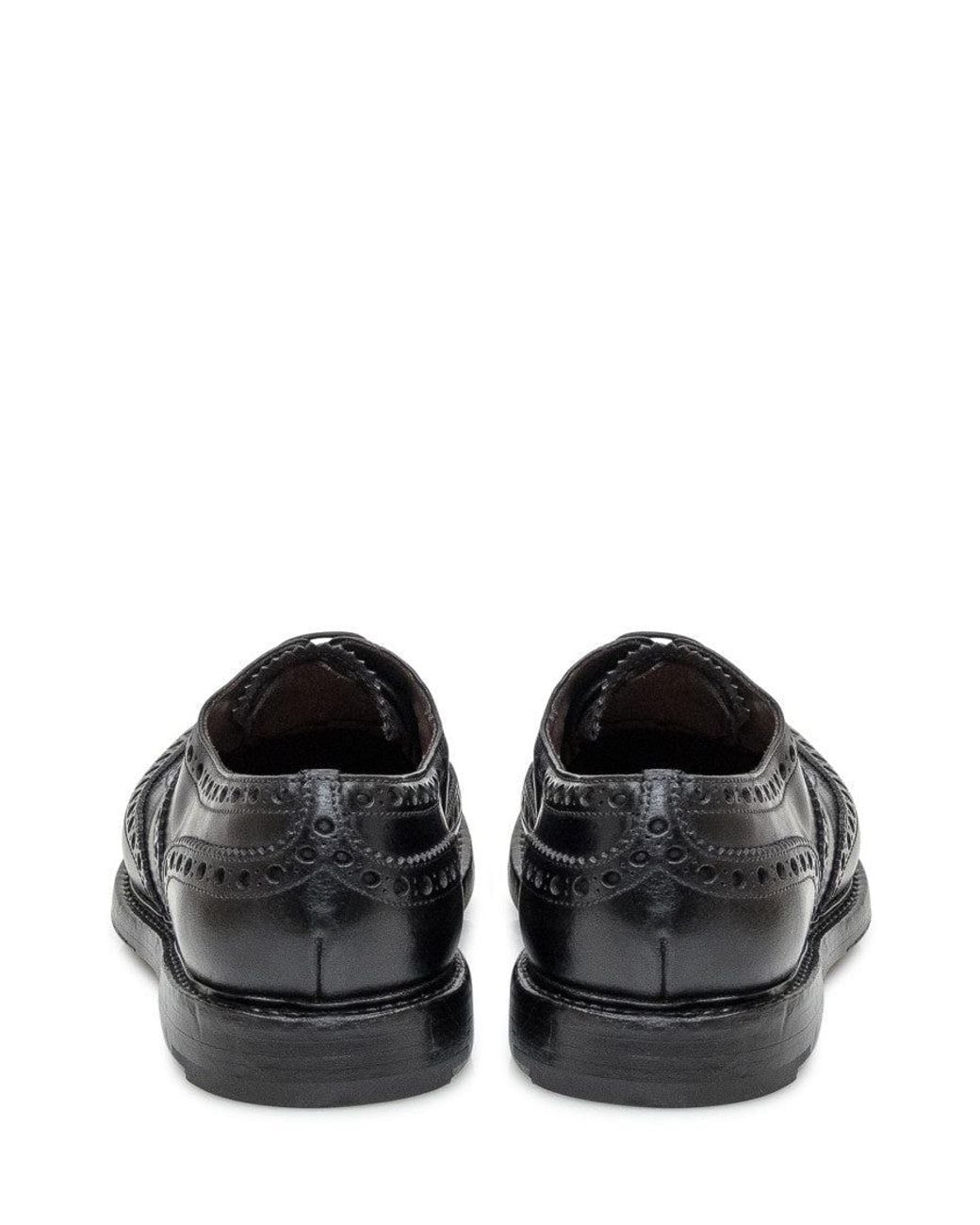 Premiata White Leather Lace-Up Shoes for men