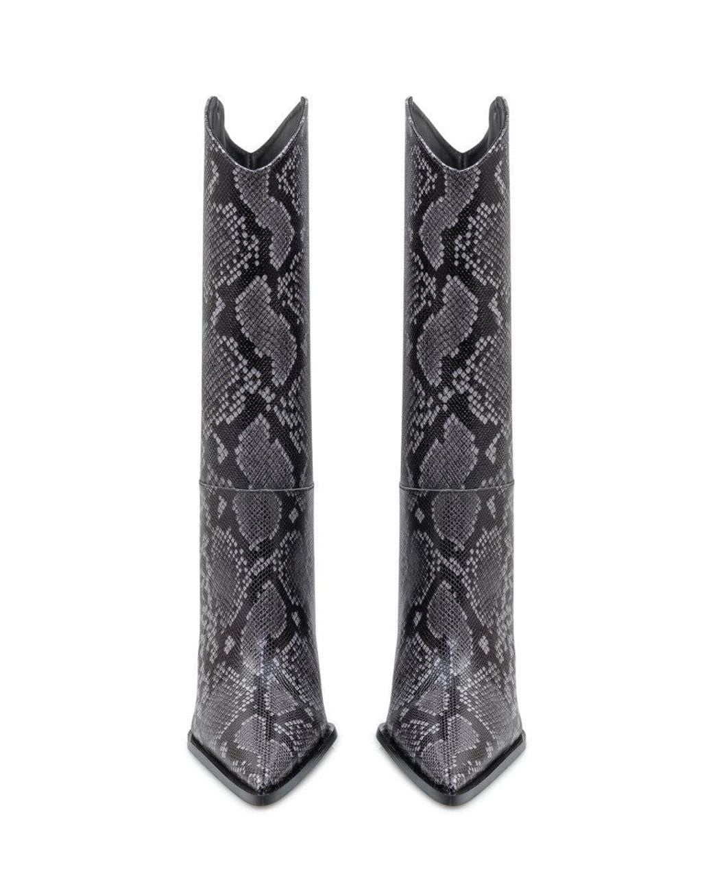 Coperni Printed Boots in Black | Lyst UK