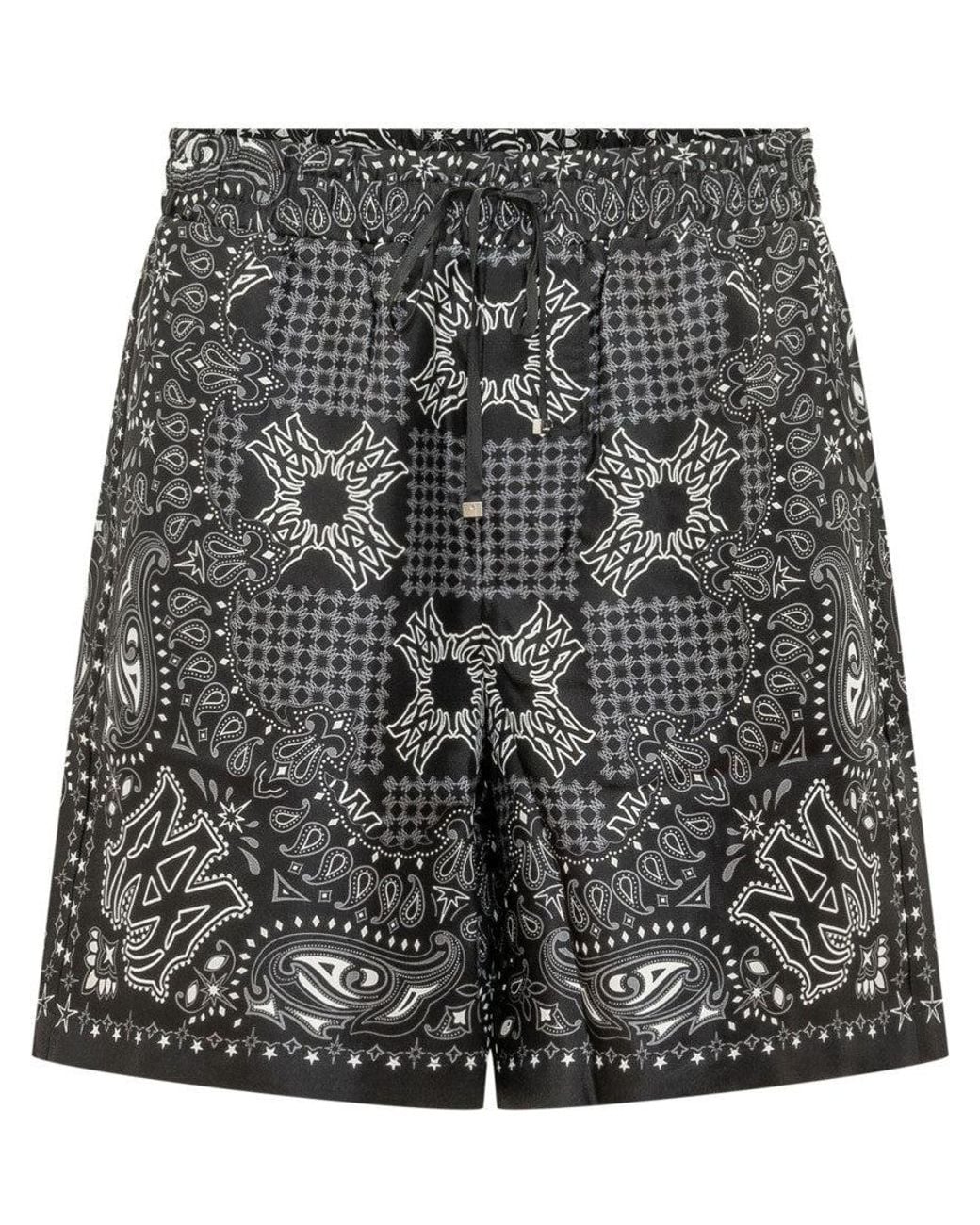 Amiri Gray Relaxed Shorts for men