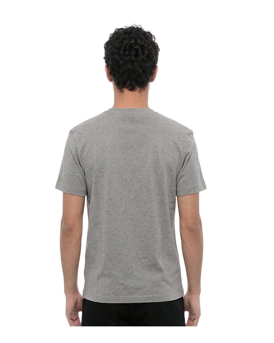 Neil Barrett Gray Slim Crew Neck T-Shirt for men