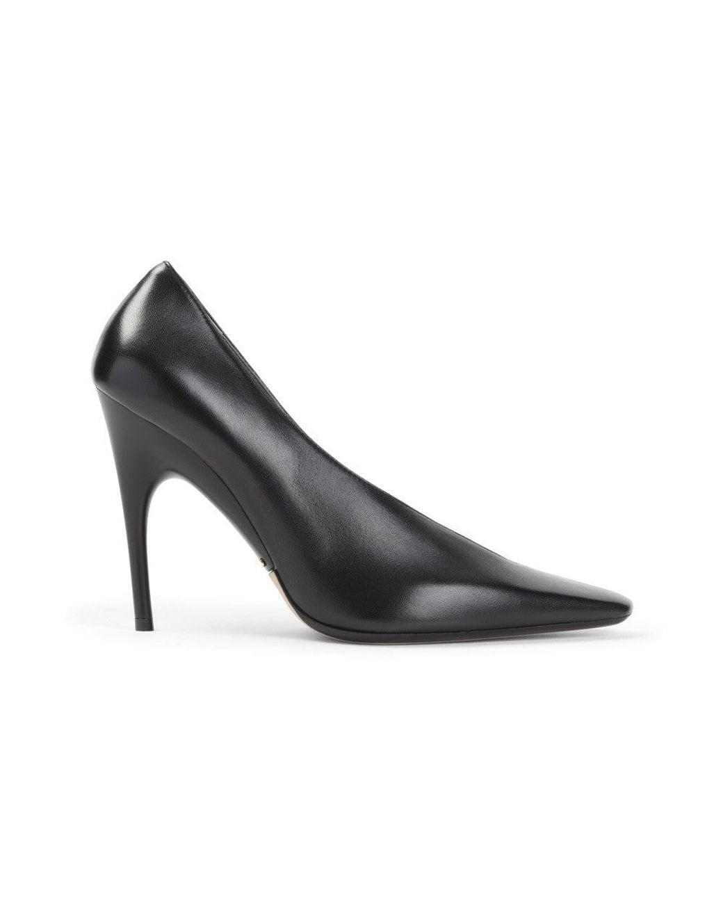 Balenciaga Black Solid Pumps