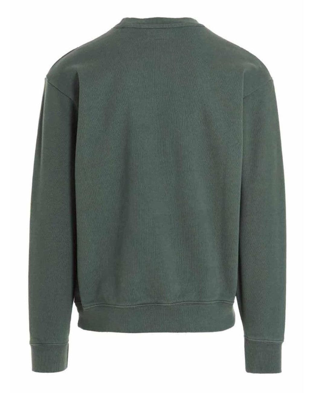 Market Green Crew Neck Sweatshirt for men