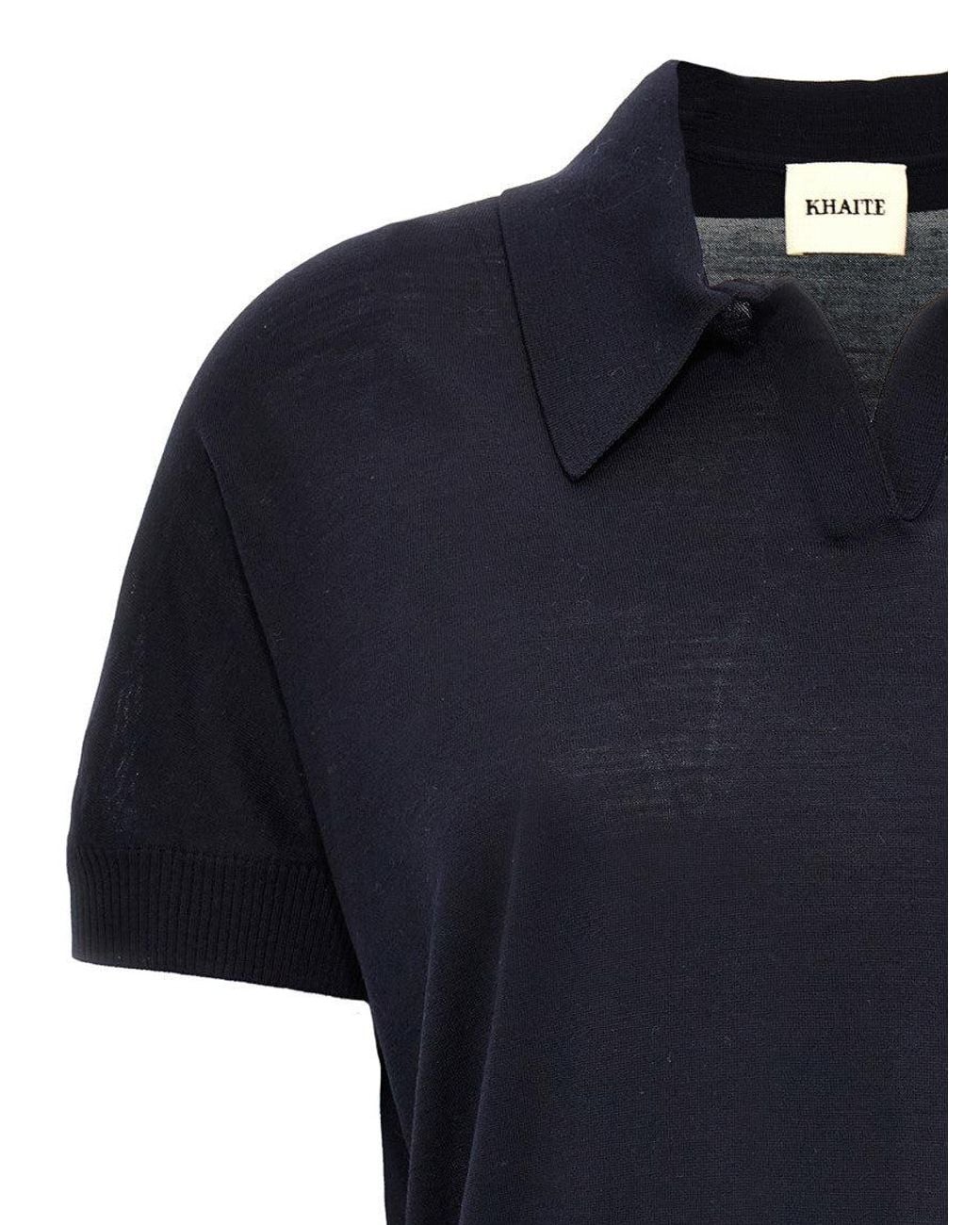 Khaite Blue Morgane Top