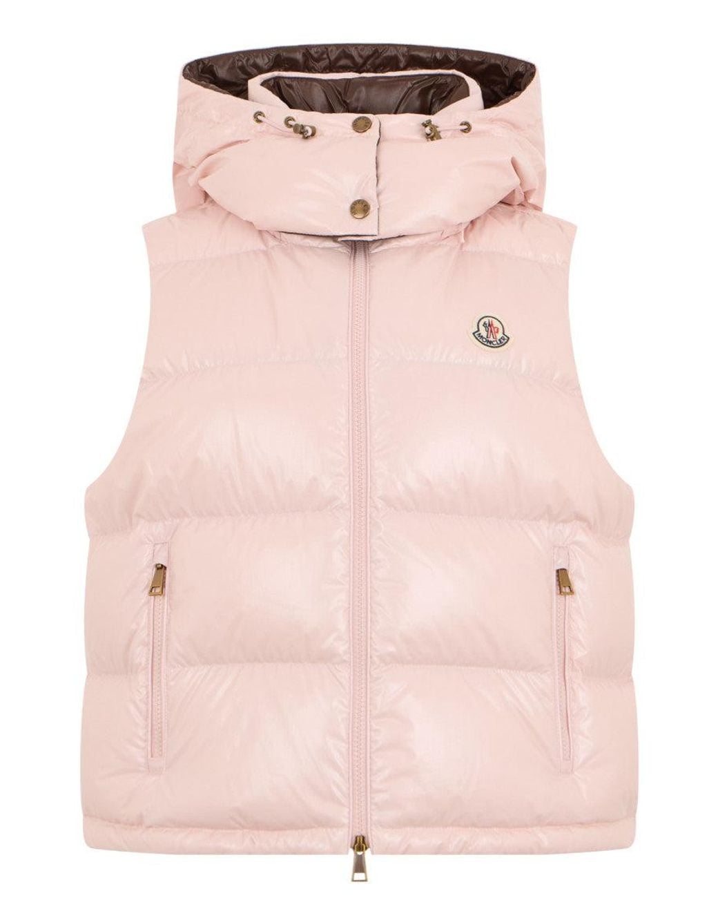 Moncler Pink Solid Hood Jacket