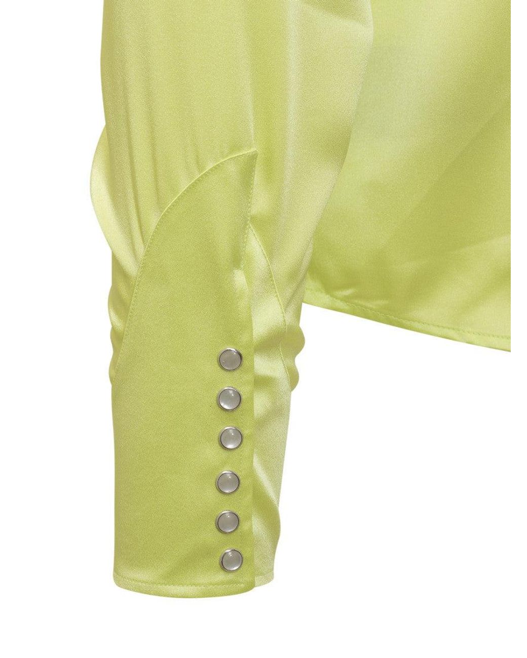 Bluemarble Yellow Lime Regular Embroidered Shirt for men