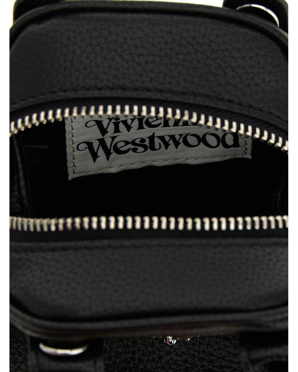 Vivienne Westwood Black Yasmine Mini Satchel
