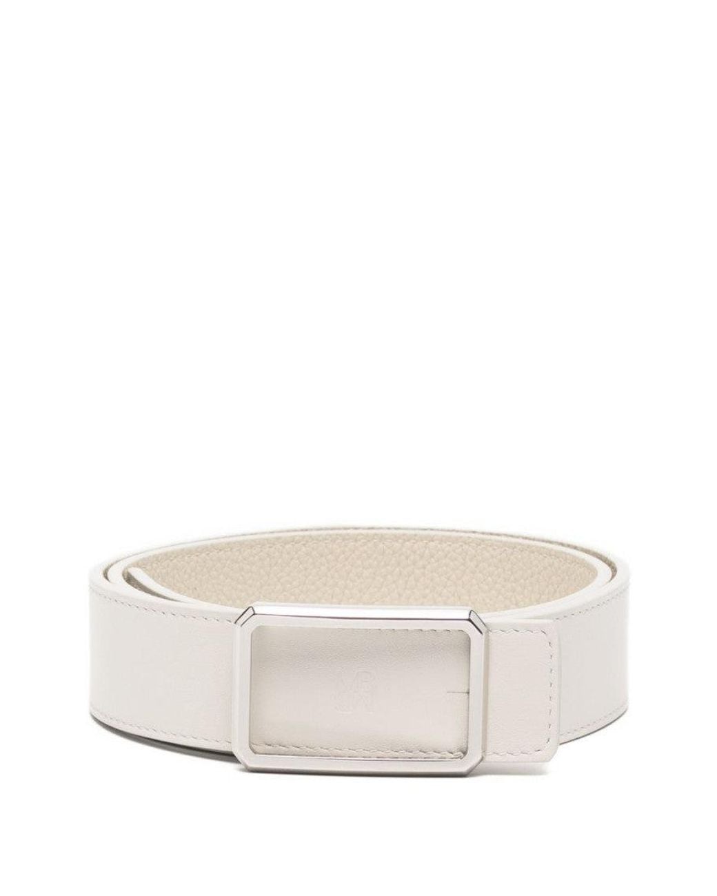 Maison Boinet Natural Off None Solid Casual Belt