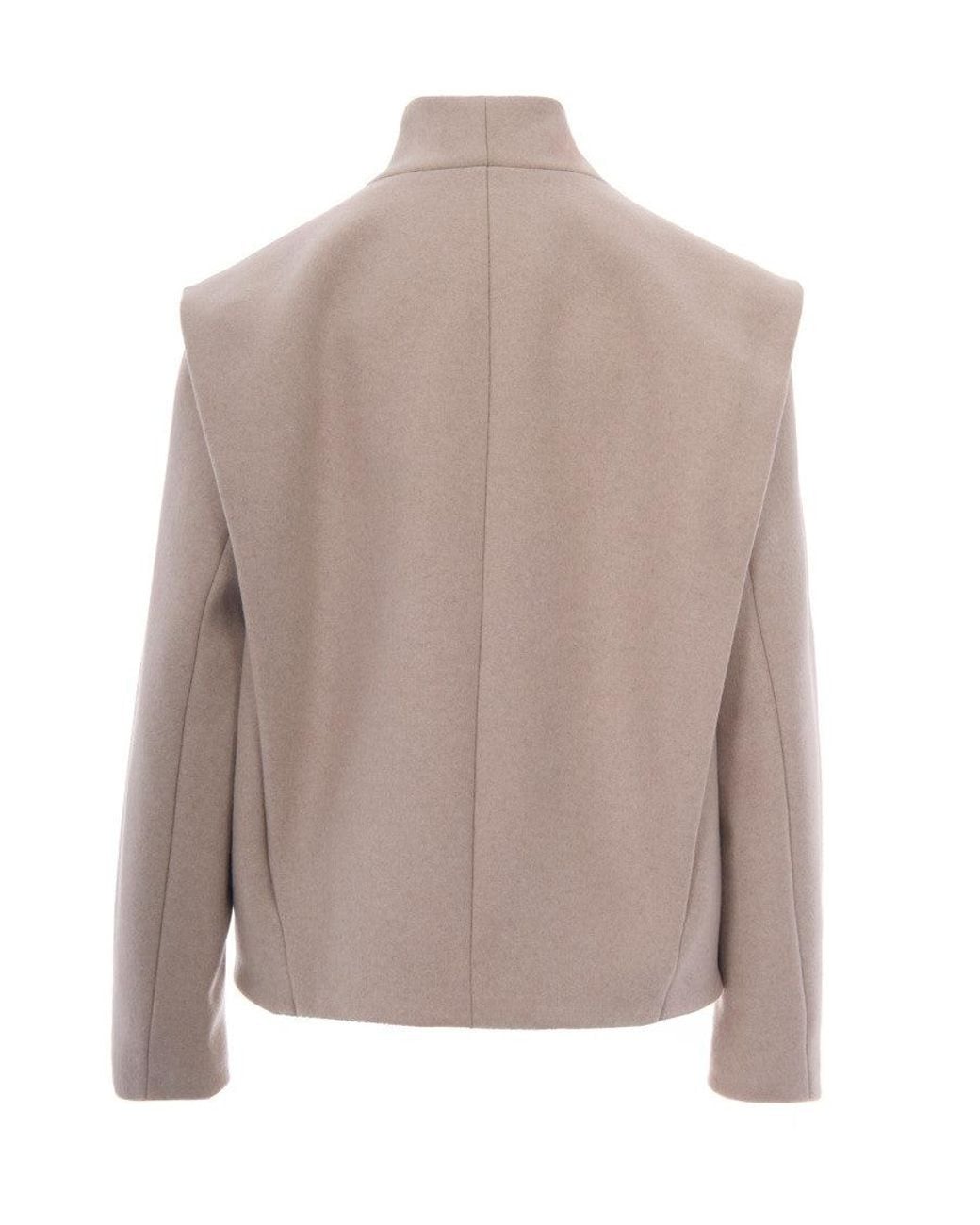 Isabel Marant Brown Sand Toria Wool-Blend Jacket