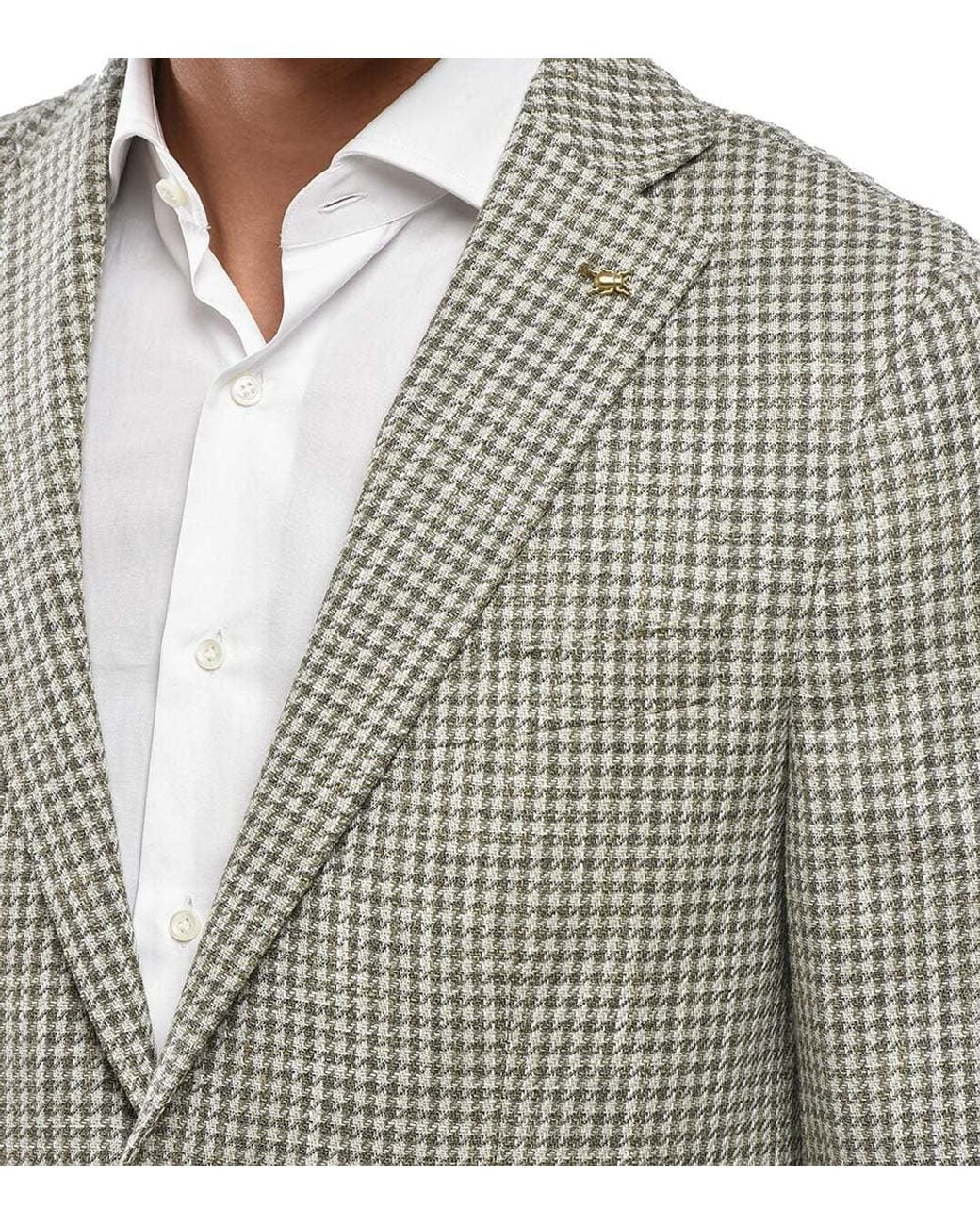 Corneliani Gray Notched Lapel Blazer for men