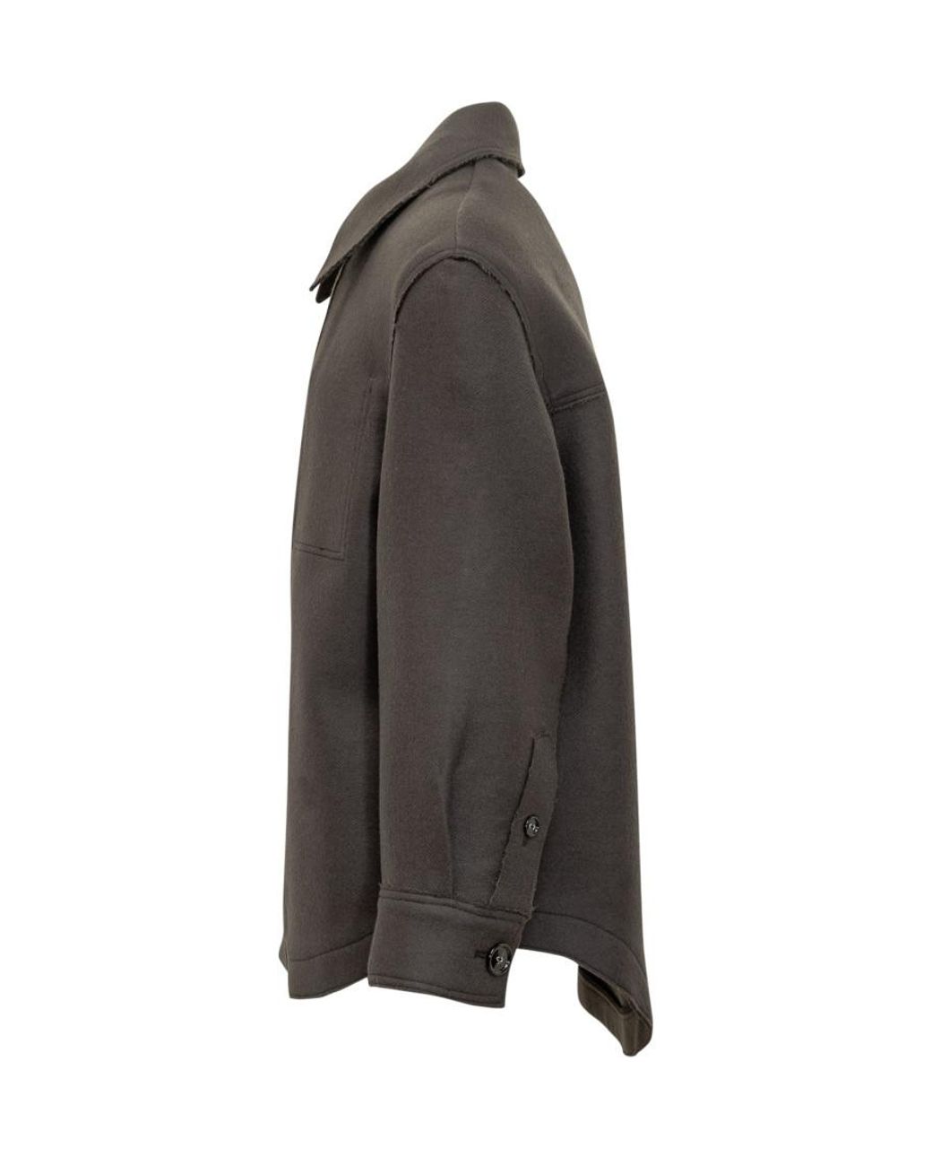 AMI Gray Shirt Collar Jacket for men